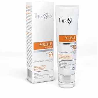 Protetor Solar Theraskin Soliale Gel Creme FPS30 50g