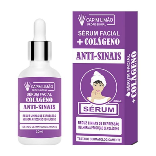 Sérum Facial Capim Limão Anti Sinais 30ml