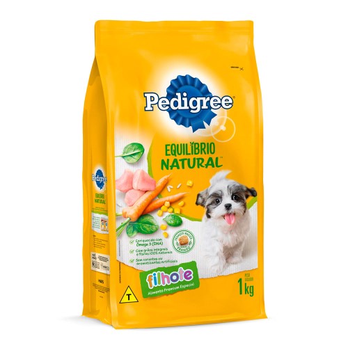 Ração para Cães Pedigree Equilíbrio Natural Junior 1kg