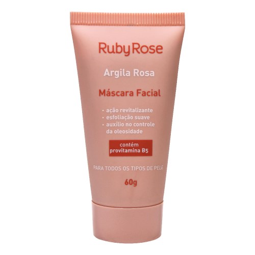 Máscara Facial Ruby Rose Argila Rosa
