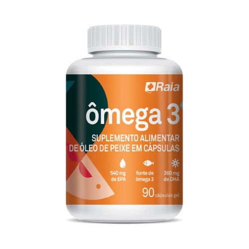 Ômega 3 Raia 90 cápsulas