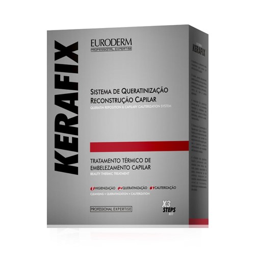 Escova Bioderm Kerafix reconstrução e cauterização