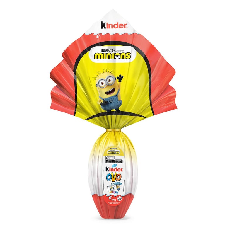 Ovo de Páscoa Kinder Ovo Minions 100g