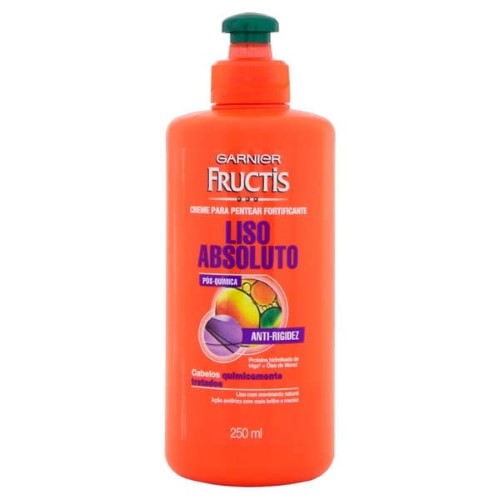 Creme para Pentear Fructis Liso Absoluto Pós Química 250g
