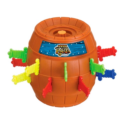 Jogo Barril do Pirata Art Brink 6+ Anos Cores Sortidas 1 Unidade