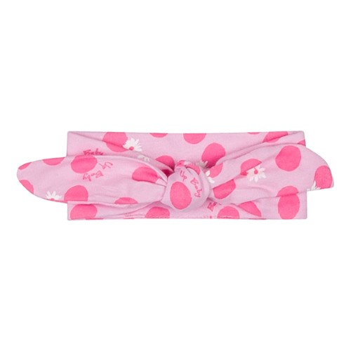 Faixa de Cabelo Laço & Nózinho em suedine Pink Passion - Up Baby