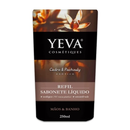 Refil Sabonete Líquido Yeva Exótico Cedro e Pachouly com 250ml