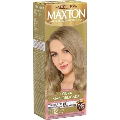 Tintura Creme Maxton 1012 Loção Nude - Maxton