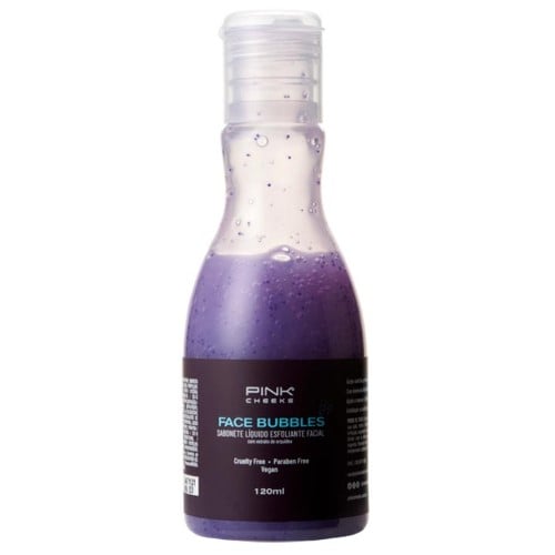 Sabonete Líquido Esfoliante Facial Pink Cheeks Face Bubbles com 120ml
