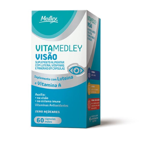 Suplemento Vitamínico VitaMedley Visão com 60 cápsulas