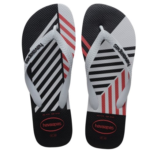 Sandálias Havaianas Trend Cinza Fc Cinza Gelo e Preto 41/42