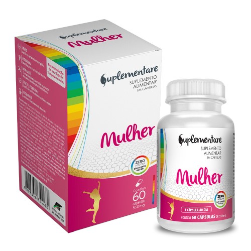 Suplemento Alimentar Suplementare Mulher 550mg - 60 Cápsulas