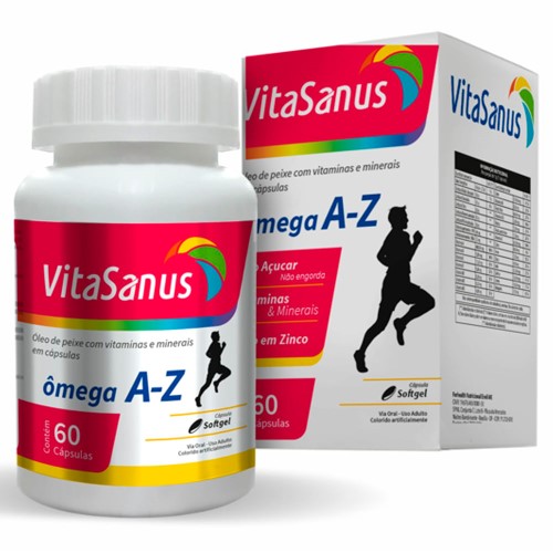 Suplemento Alimentar Vitasanus Vitamina A-Z 60 Capsulas Softgel