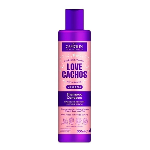 Shampoo Condpoo Capicilin Love Cachos 300ml