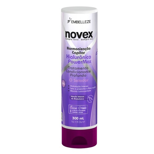 Tratamento Condicionante Profundo Novex Hialurônico Power Max Harmonização Capilar 300ml