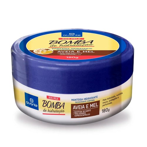 Creme Hidratante Para Mãos E Pés Avante SOS Bomba Aveia E Mel 180g