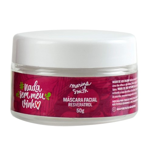 Máscara Facial Resveratrol Marina Smith – Nada sem meu Vinho