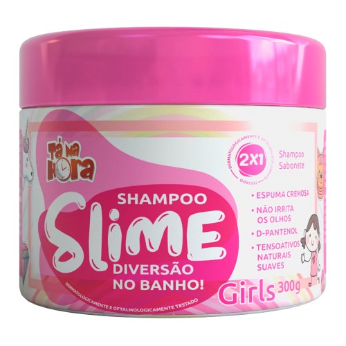 Shampoo Slime 2 em 1 Ta Na Hora Girls 300g