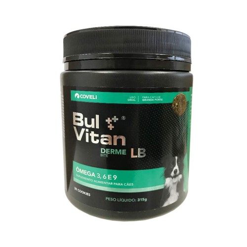 Suplemento Alimentar Bulvitan Derme Bite LB para Cães 315g