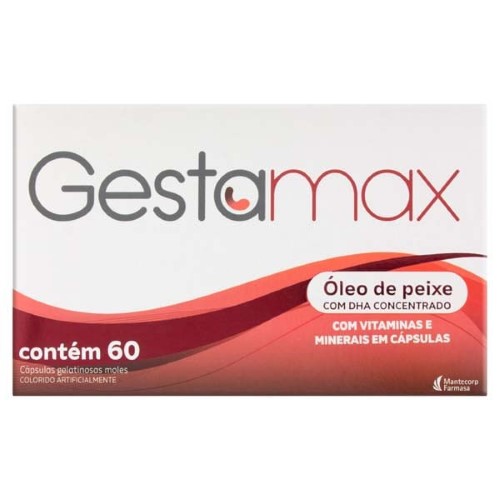 Suplemento Vitamínico Gestamax Gestantes com 60 cápsulas