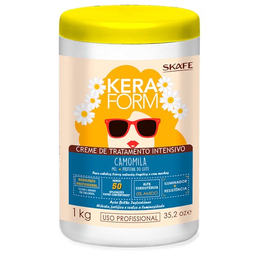 Creme de Tratamento Intensivo Skafe - Keraform Camomila
