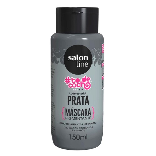 Máscara Pigmentante Salon Line Tô De Cacho Prata 150ml