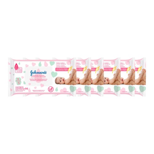 Johnson’s Baby Extra Cuidado Kit – Toalhas Umedecidas