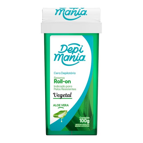 Cera Refil Roll On Depi Mania Vegetal 100g