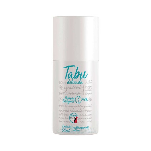 Desodorante Antitranspirante Roll-On Tabu Delicada com 50ml