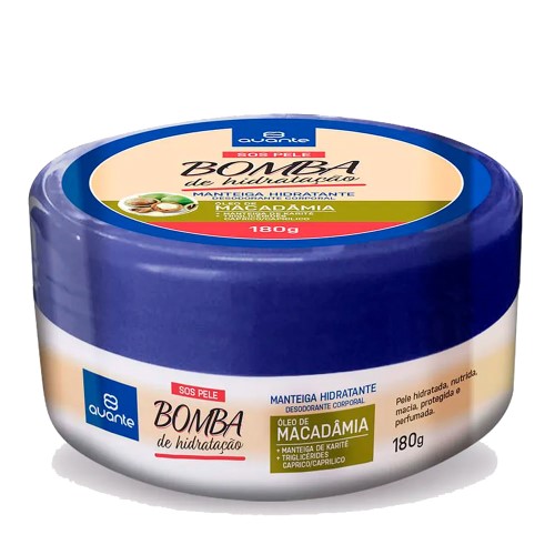 Creme Hidratante Avante SOS Bomba Macadâmia 180g