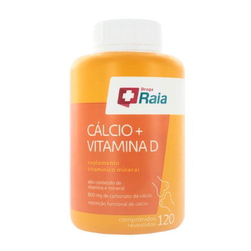 Suplemento Vitamínico Droga Raia Cálcio + Vitamina D