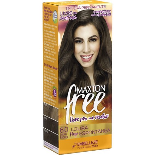 Tintura Maxton Free 6.0 Loção Escuro - Maxton