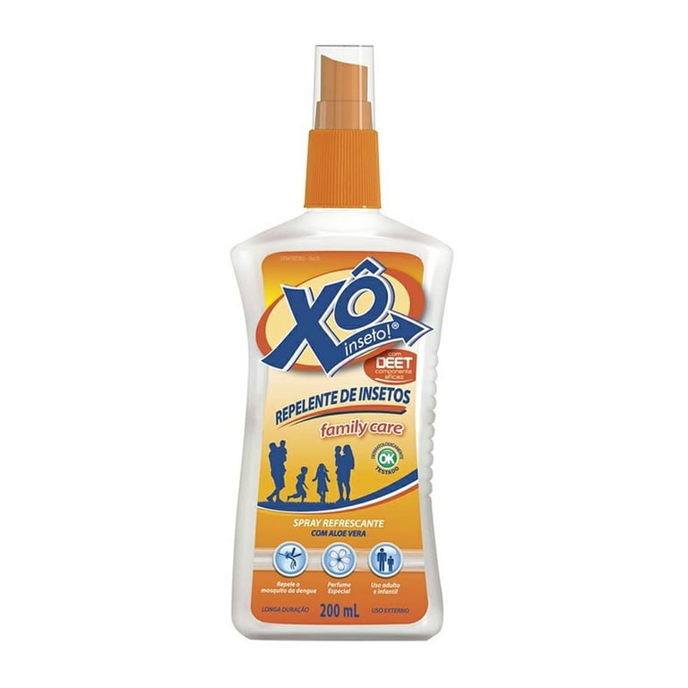 Repelente Xô Inseto Family Care Spray com 200ml