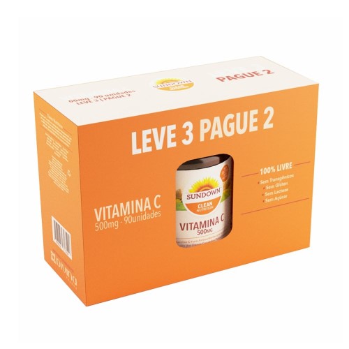 Vitamina C 500mg Sundown 90 Comprimidos