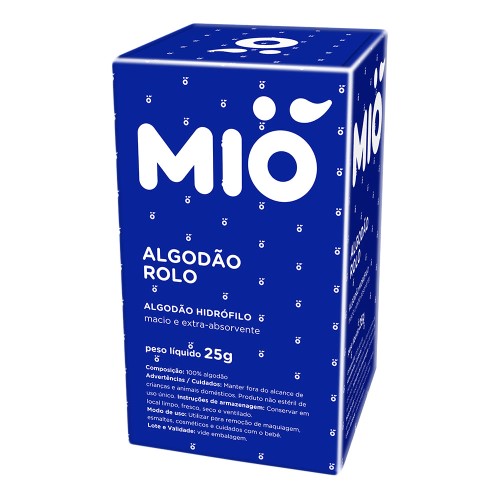 Algodão Mió Rolo Hidrófilo 25g