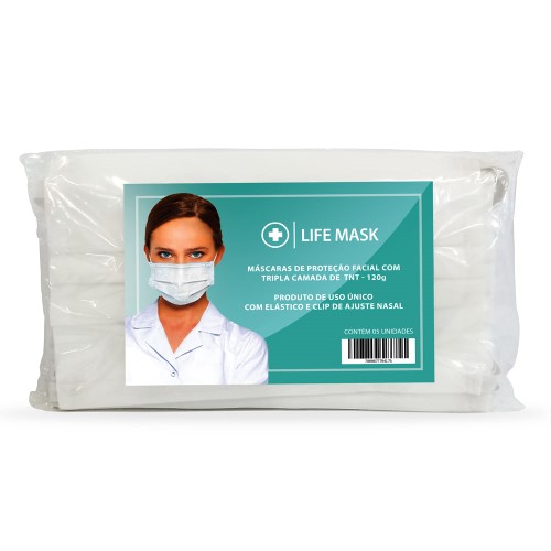 Máscara de Proteção Facial 5 Unidades