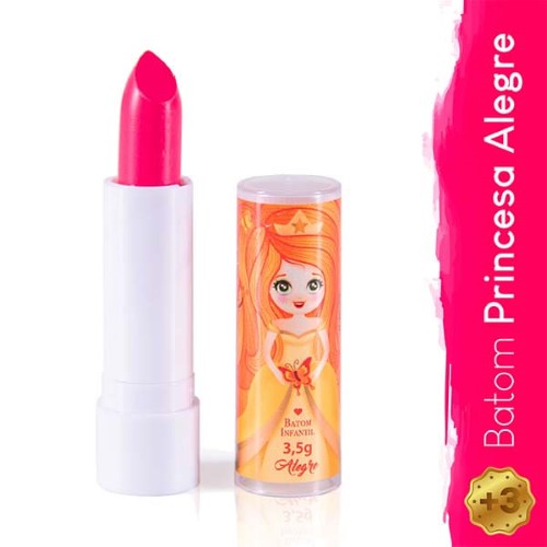 Batom Infantil Magia de Princesa Alegre