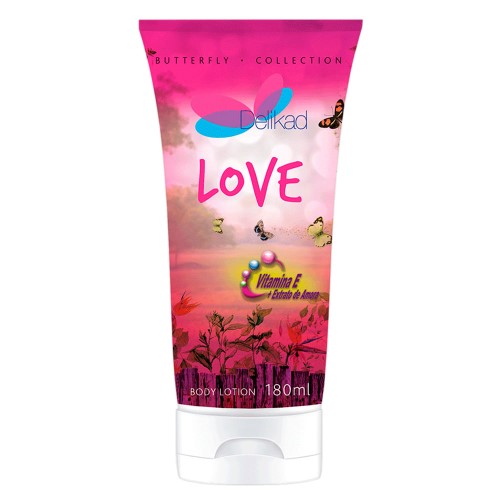 Loção Corporal Delikad - Butterfly Collection Love Body Lotion
