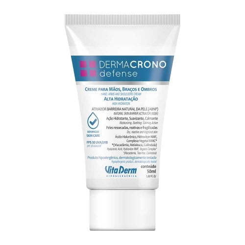 Creme para Mãos Braços e Ombro Vita Derm – Dermacrono Defense