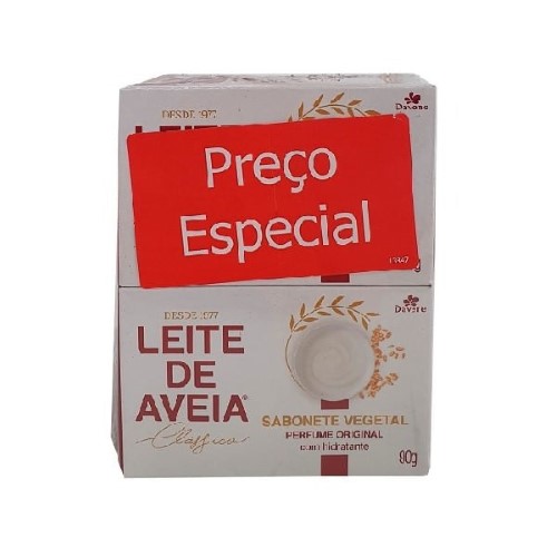 Sabonete Leite De Aveia Clássico Pack Com 4 Unidades