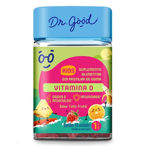 Suplemento Alimentar Dr. Good Vitamina D Kids com 30 Gomas