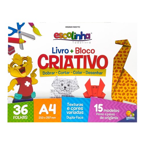 Livro Infantil + Bloco Criativo Escolinha Todolivro
