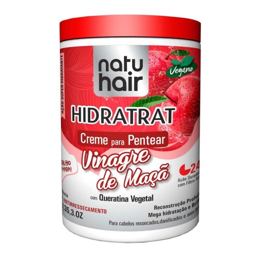 Creme Para Pentear Natuhair Hidratante Vinagre De Maçã 1kg