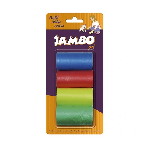 Refil Cata Cáca Jambo Pet com 4 Unidades