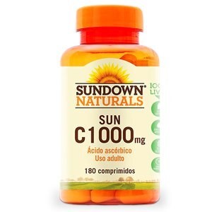 Vitamina C Sundown 1000mg 180 Comprimidos - Sundown Naturals