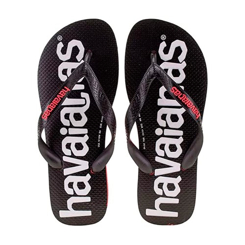 Sandálias Havaianas Top Logomania 2 Vermelho Rubi Tamanho 41/42 1 Par