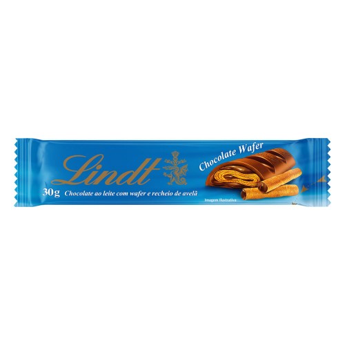 Chocolate Lindt Wafer Ao Leite 30g