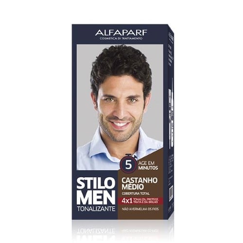 Tintura Altamoda Stilo Men Castanho Médio - Altamoda