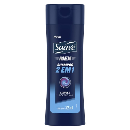 Shampoo Suave Men 2 em 1 325ml