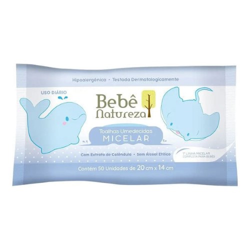 LENCOS UMED BEBE NATUREZA MICELAR 50UN